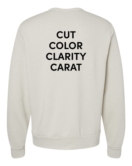 diamond icon + four c's crewneck sweatshirt