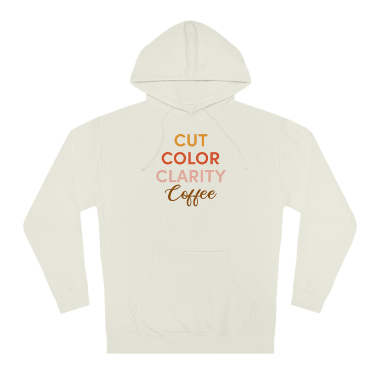 color, cut, clarity, coffee overachiever midweight hoodie