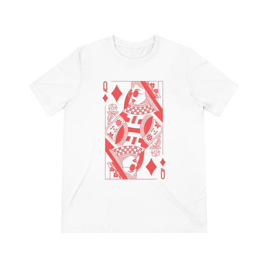 queen of diamonds on point short-sleeve tee