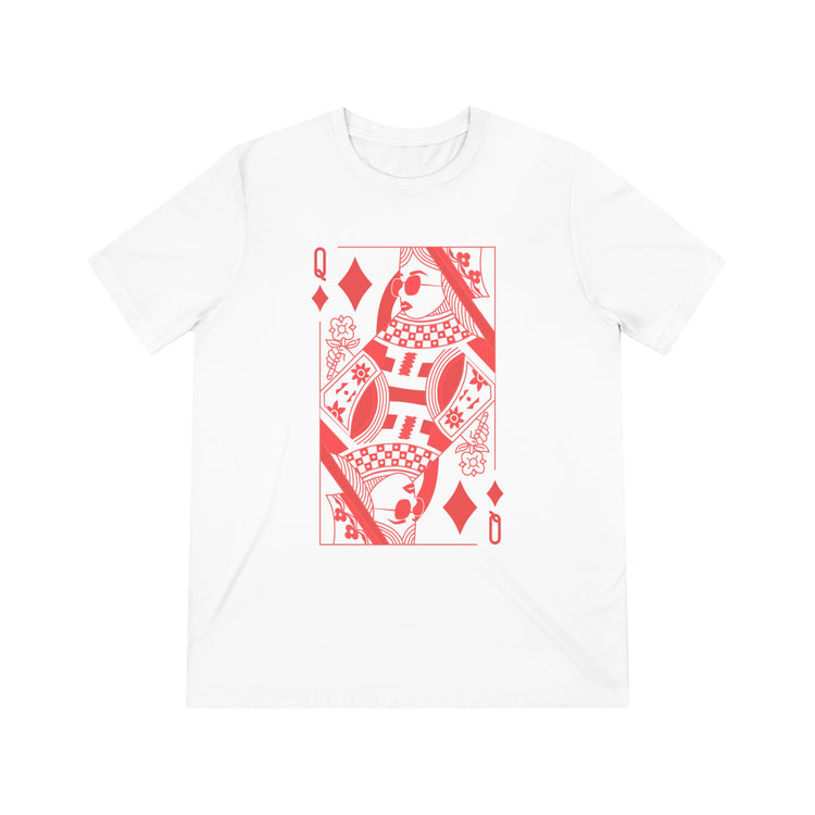 queen of diamonds on point short-sleeve tee