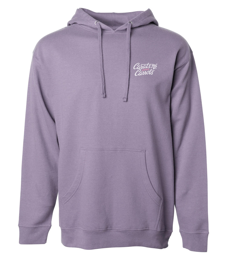 CARATS OVER CARROTS OVERACHIEVER MIDWEIGHT HOODIE