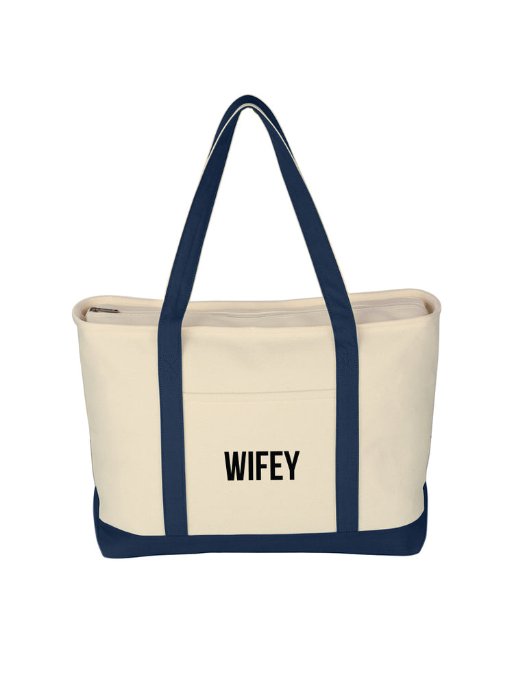 WIFEY CAN DO CANVAS TOTE