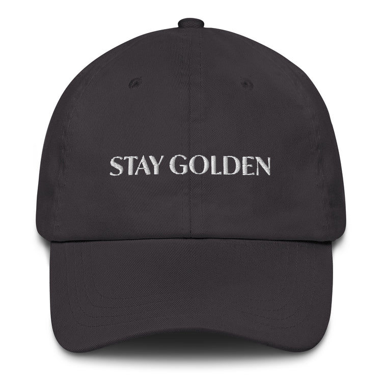 stay golden all caps hat