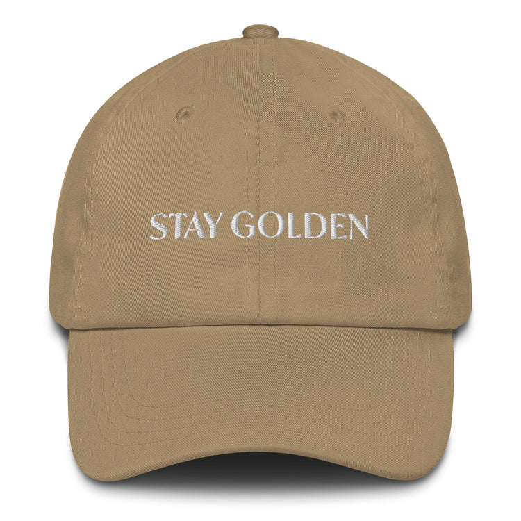 stay golden all caps hat