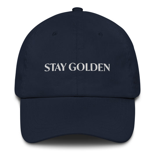 stay golden all caps hat