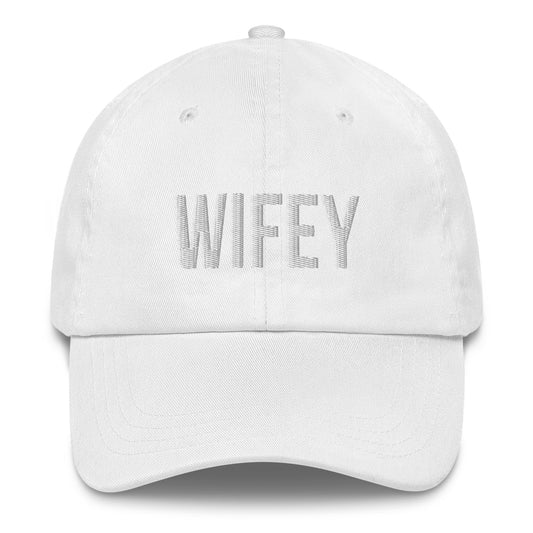 wifey all caps hat