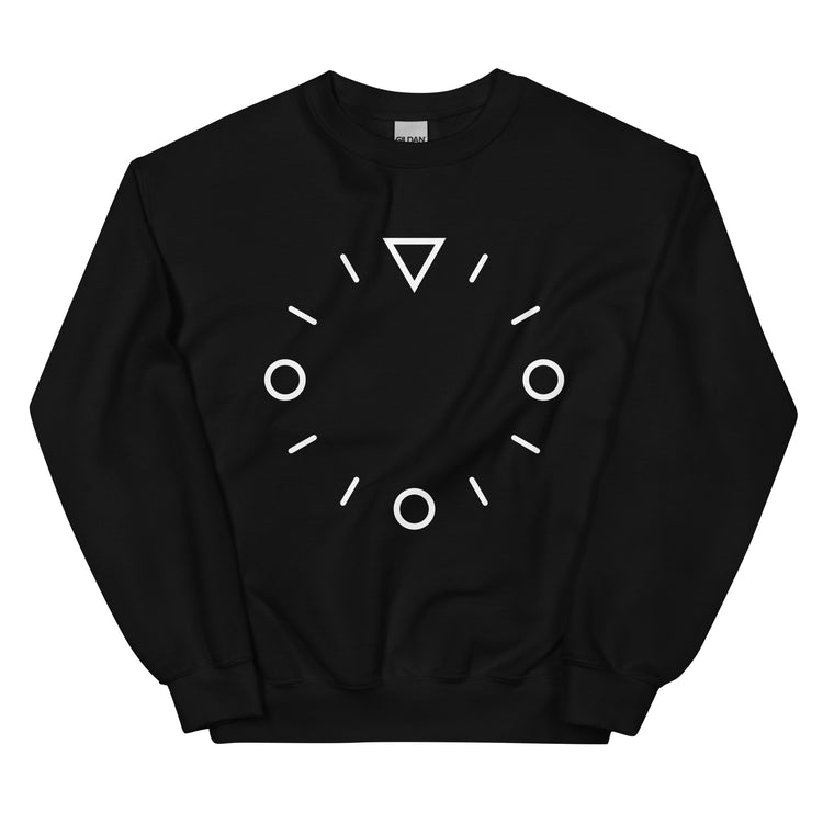 watch face main character crewneck sweatshirt