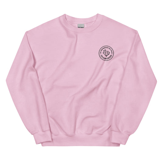 on wednesdays badge main character crewneck sweatshirt